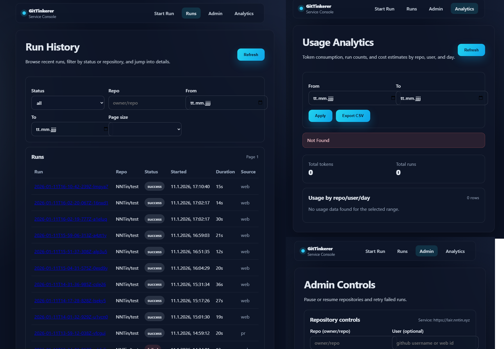 Code to Comment History